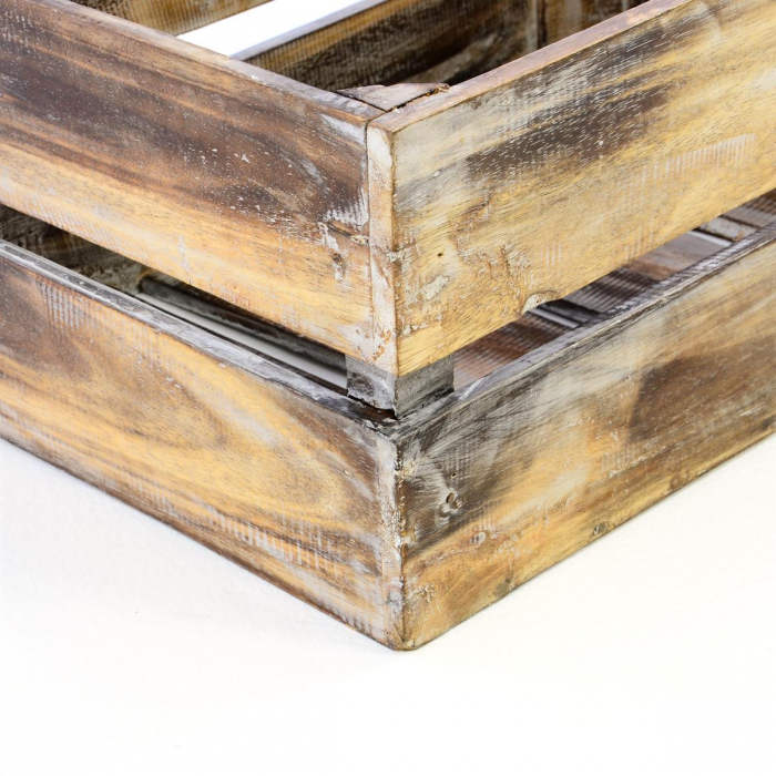 Lada depozitare VINTAGE - din lemn de Albizia - 47 x 29,5 x 20cm [2]