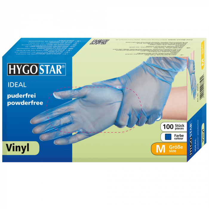 Manusi unica folosinta IDEAL-Vinyl clear-calitate extra, fara pudra-diverse marimi-100 buc [4]