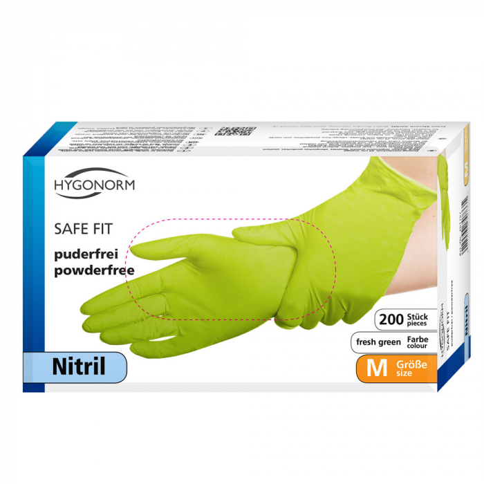 Manusi unica folosinta SAFE FIT-nitril, fara pudra-24 cm-diverse sortimente-200 buc [9]