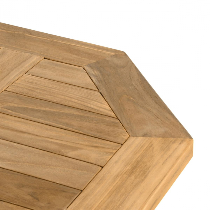 Masa din lemn de TEAK - 8 colturi diam 60 cm [2]