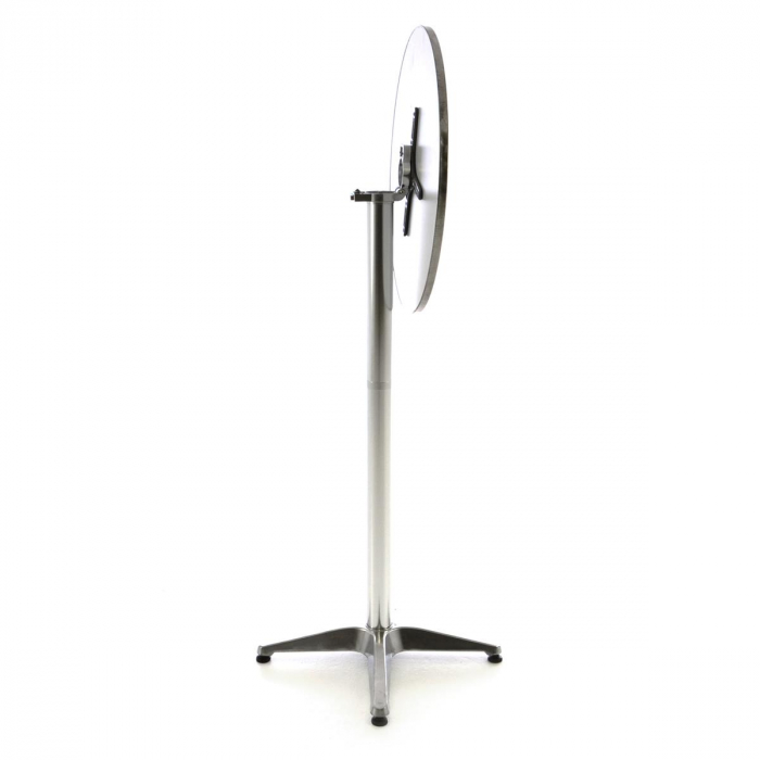 Masa inalta tip Bar/Bistro pliabila - 60x115cm - aluminiu optic crom [2]