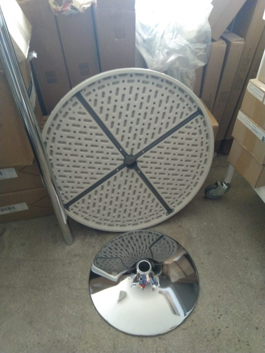 Masa inalta tip BAR YX - diam 80 cm - inaltime 104 - picior cromat cm [3]