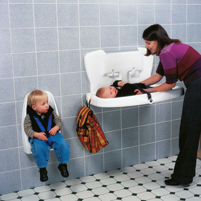 Masa schimbat scutece Babyminder - orizontala - ALB [5]