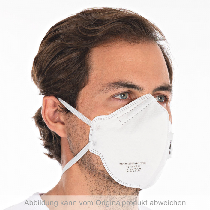 Masca protectie particule si respiratorie HYGO - clasa FFP2 - cu ventil  pliere verticala [2]