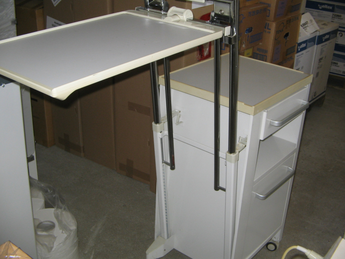 Noptiera pat spital din metal - reconditionata [5]