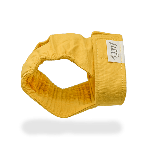 Pantaloni LOU pentru catele in calduri , foarte absorbanti, lavabili - din bumbac 100% organic [3]