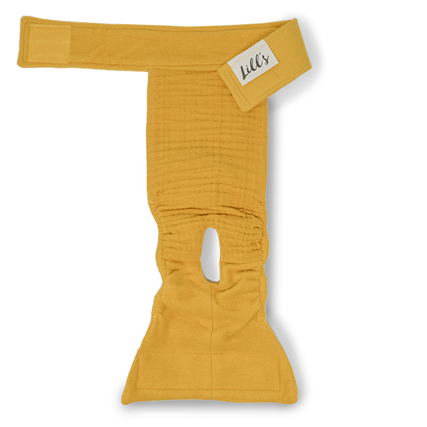 Pantaloni LOU pentru catele in calduri , foarte absorbanti, lavabili - din bumbac 100% organic [5]
