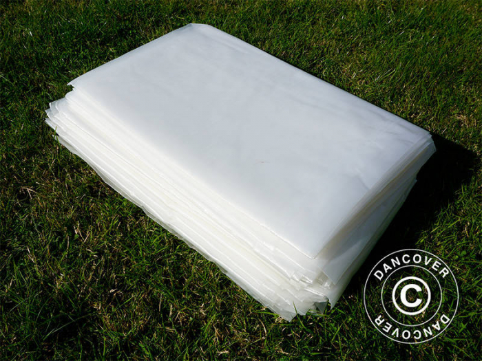 Prelata Tarpaulin cu capse 4X6 metri - material PE 90g - culoare transparent [5]
