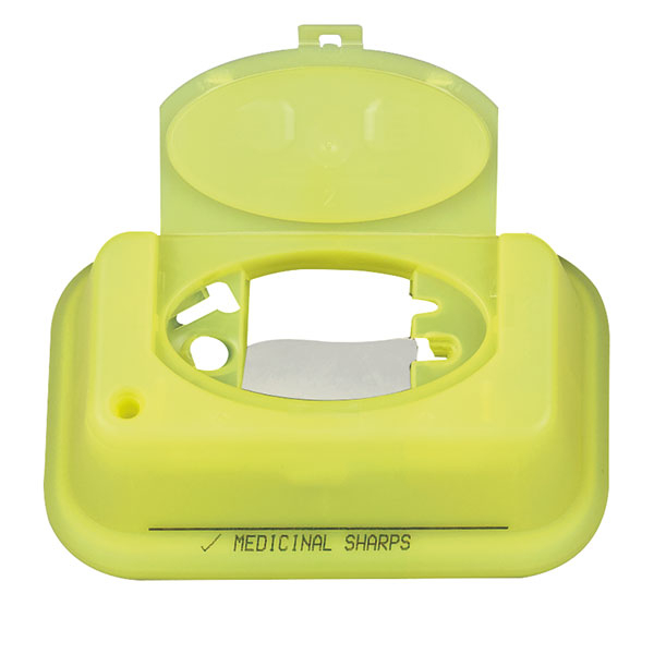 Recipient pentru ace si seringi folosite - 4 litri - cu capac [3]
