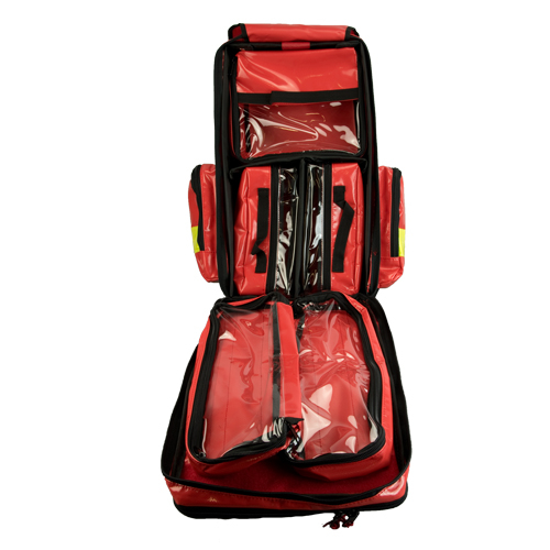 Rucsac medic pentru ambulanta YELLOW RED - 36x47x26 cm - cu 5 module si interior modular [4]