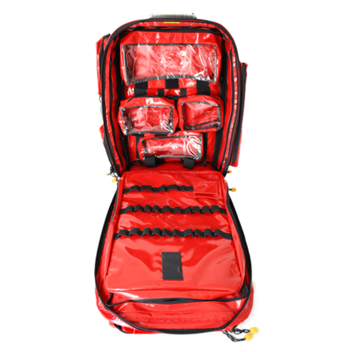 Rucsac urgente ambulanta PROFI RED PLANE - impermeabil - 65x42x23 cm - cu 2 buzunare [4]