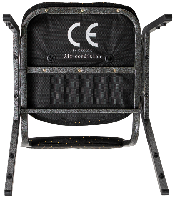 Scaun eveniment - catering BERLIN DELUXE - cadru metalic vopsit electrostatic  - maxim 250 Kg - suprapozabil [3]