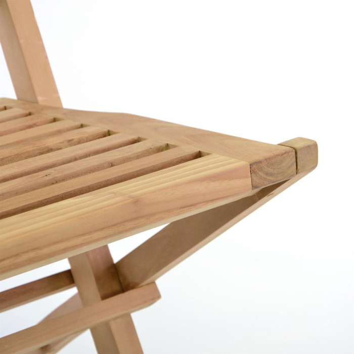 Scaun pentru terasa HANTOWN din lemn de TEAK - pliabil [3]