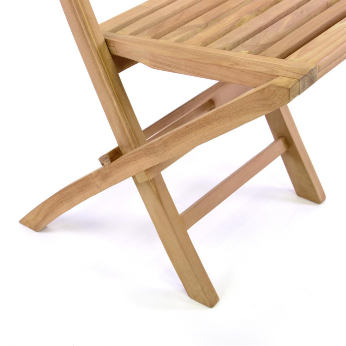 Scaun pentru terasa HANTOWN din lemn de TEAK - pliabil [2]