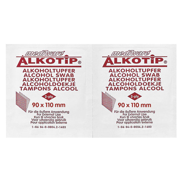 Servetele cu alcool ALKOTIP 9 x 11 cm - plic igienic [2]