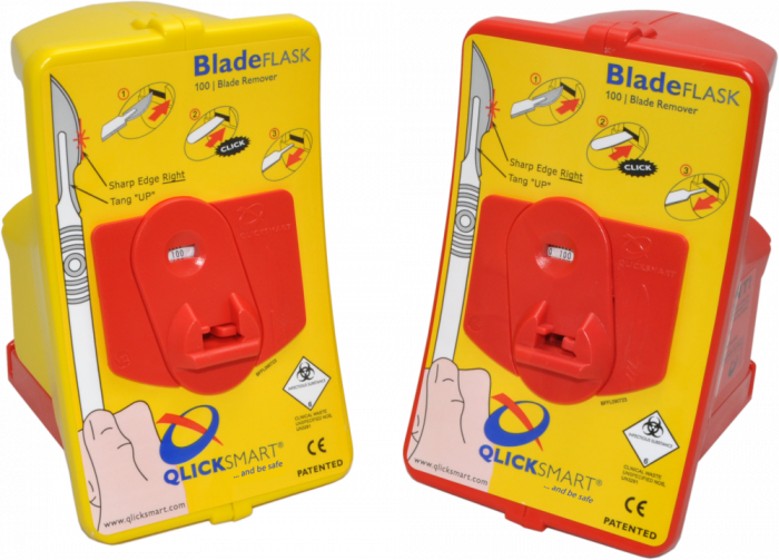 Sistem cu recipient de colectare BLADE FLASK - pentru eliminare lame bisutiru in siguranta [2]