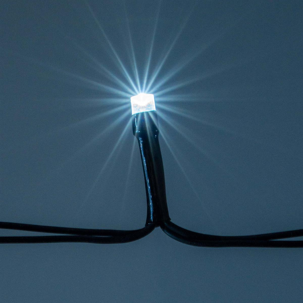 Snur luminos  72 LED pentru umbrela gradina - cu incarcare solara - [3]