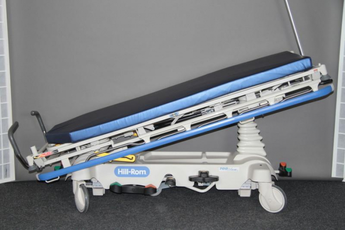 Targa transport pacient  HILL ROM TRANSTAR - reglare pe inaltime, saltea translucenta radiologic - 318Kg per pacient [9]