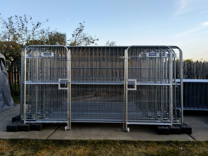 Usa pentru gard mobil teava 38mm- ROUND TOP - 115X200 cm - 13.5 Kg [2]
