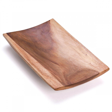 Bol din lemn de SUAR 46x28 cm - executat manual - decorativ [6]