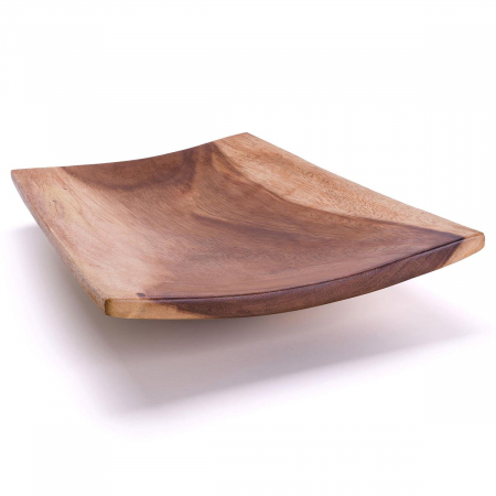 Bol din lemn de SUAR 46x28 cm - executat manual - decorativ [2]