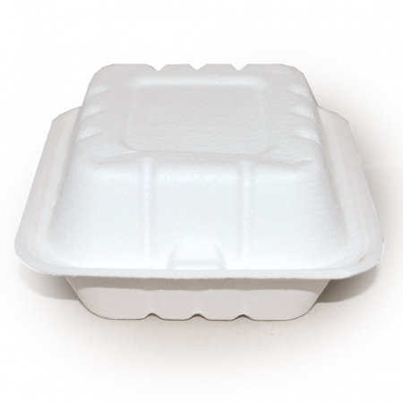 Caserola bio Take-Away HAMBURGER - din trestie zahar [1]