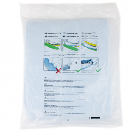 Cearceaf absorbant si evacuare  PROFI - 220 x 110 cm - unica folosinta - pana la 5 Litri, 3 straturi - max. 200Kg la evacuare [1]