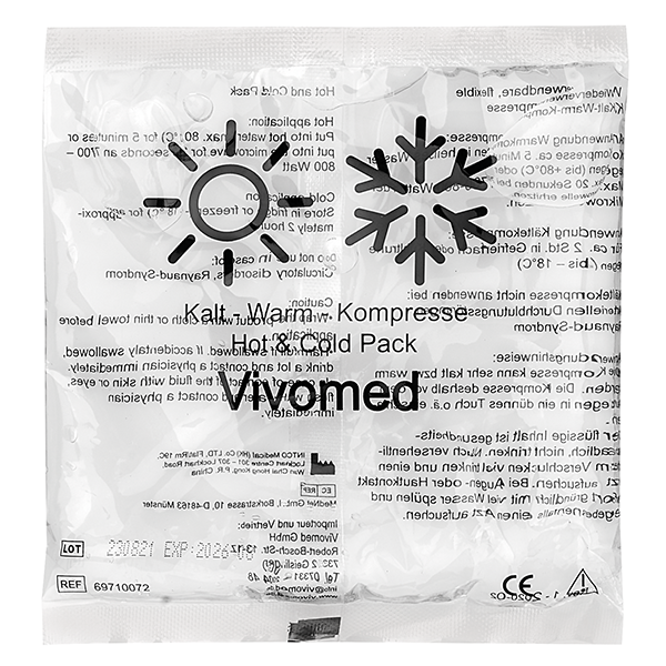 Compresa cu gel RECE / CALD - 21x38 cm culoare albastru [3]