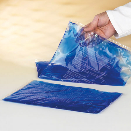 Terapie alternativa - Compresa cu gel RECE / CALD - 21x38 cm culoare albastru