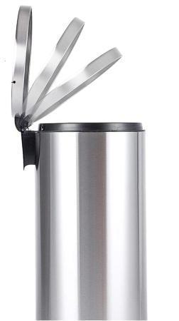 Cos cu pedala pentru deseuri periculoase MUELLEIMER CILINDRIC- 63.50x35x30 - 30 litri - inox satinat [2]