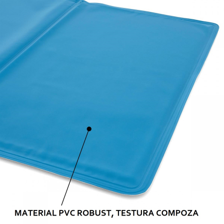 Covoras de racire pentru animale de companie - cu gel - 50x90 cm - albastru [3]