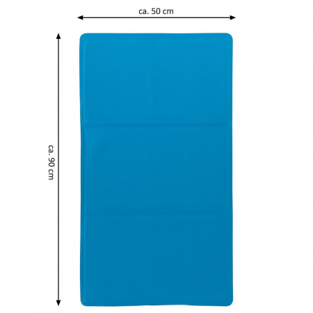 Covoras de racire pentru animale de companie - cu gel - 50x90 cm - albastru [1]