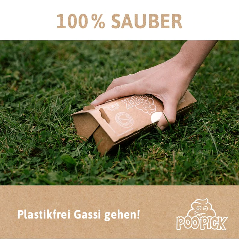 Cutie igienica pentru caini POOPICK ECO - greutate caine pana in 25 kg - 100% biodegradabil – 0% plastic, 0% petrol [2]
