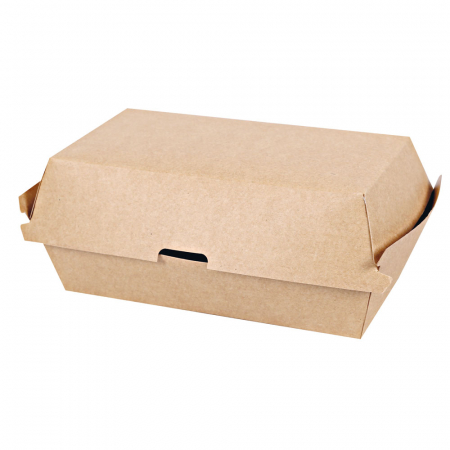 Cutie sandwich CLUB 17.7x9.1x8.5cm - hartie kraft impregnata PLA [1]
