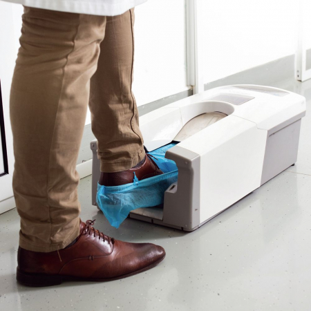 Dispenser acoperitori HYGOMAT CLASSIC - 69.5x31.5x23 cm - culoare alb / argintiu [8]