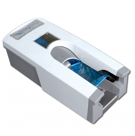 CURATENIE - ODORIZARE - Dispenser acoperitori HYGOMAT CLASSIC - 69.5x31.5x23 cm - culoare alb / argintiu
