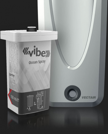 Dispenser odorizare VIBE - prin retea vibratoare - culoare alb [0]