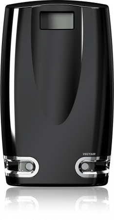 Dispenser odorizare VIBE - prin retea vibratoare - culoare negru [2]