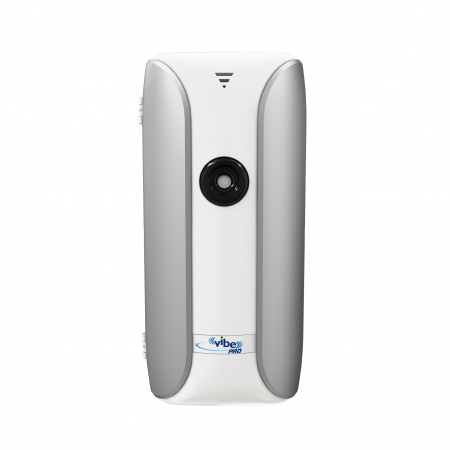CURATENIE - ODORIZARE - Dispenser odorizare VIBE PRO - prin retea vibratoare - culoare alb / argintiu