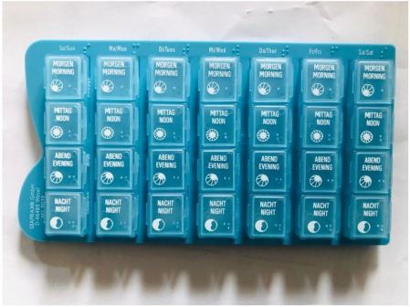 REDUCERI PRET - Distribuitor medicamente saptamanal - 4 locasuri/ 7 zile