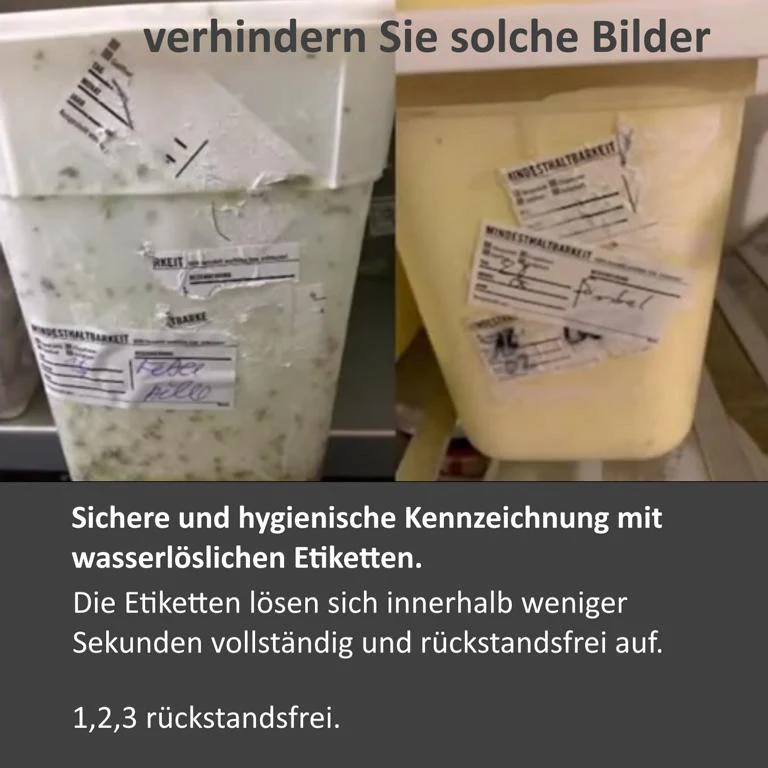 Eticheta adeziva dizolvabila in apa si printabila - rezistenta la inghet - format rola dimensiuni 70x35 mm, 500 bucati - inkjet, laser [5]
