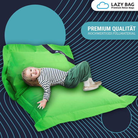 Fotoliu puf gigant XL 160x125 cm LAZY BAG cu 300 litri umplutura de perle EPS - INDOOR / OUTDOOR - ergonomie perfecta, usor de intretinut [1]
