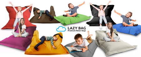 Fotoliu puf gigant XL 160x125 cm LAZY BAG cu 300 litri umplutura de perle EPS - INDOOR / OUTDOOR - ergonomie perfecta, usor de intretinut [4]
