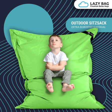 Fotoliu puf gigant XL 160x125 cm LAZY BAG cu 300 litri umplutura de perle EPS - INDOOR / OUTDOOR - ergonomie perfecta, usor de intretinut [6]
