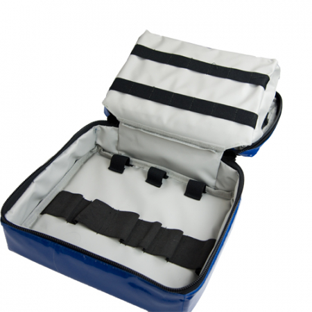 Geanta intubatie ULTRA BLUE - pentru laringoscop( video) si lame - 29x24x8.5 cm - poliester impermeabil [3]
