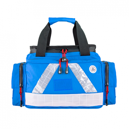 PRIM AJUTOR - Geanta urgente FREE BLUE - impermeabila - 44x30x18 cm , cu buzunare laterale