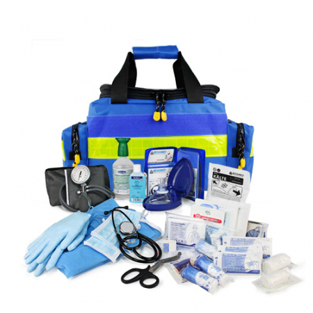 Geanta urgente  YELLOW MEDIUM BLUE - impermeabil - 45x25x27 cm - 2 buzunare laterale [2]