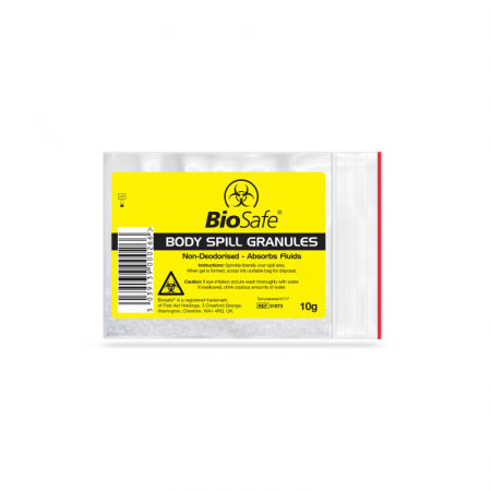 REDUCERI PRET - Granule BIOSAFE superabsorbante - pentru deseuri periculoase - sange, voma, urina - 10g