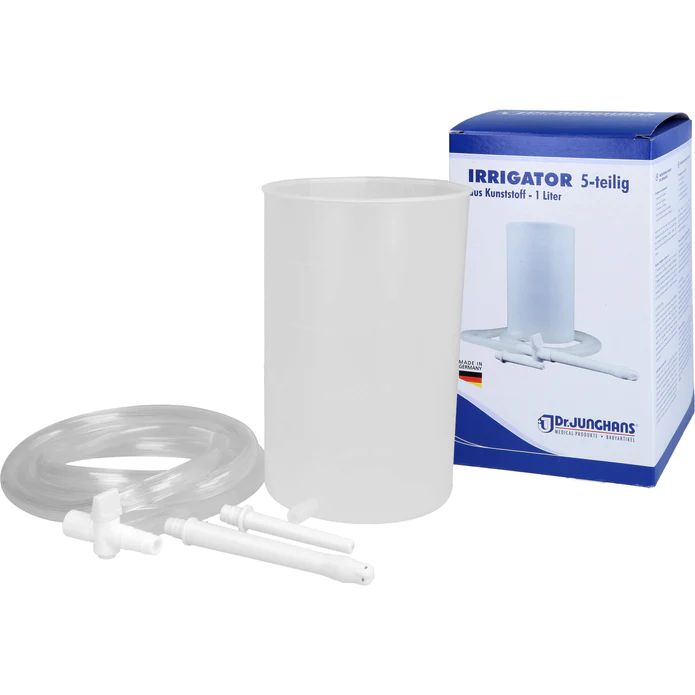 Irigator clisma DR. JUNGHANS - borcan 2000ml , robinet si furtun cu sonda inclus [1]