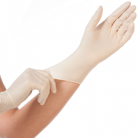 Manusi consult GRIP LIGHT-latex, fara pudra-diverse marimi, albe-100 buc [2]